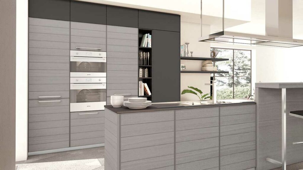 cucina adele legno grigio