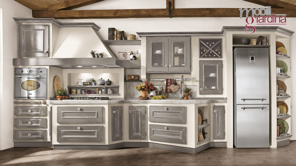 cucina beatrice in legno grigio