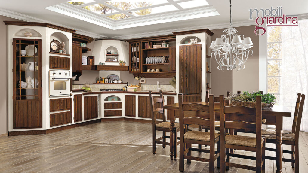 cucina elena in legno scuro