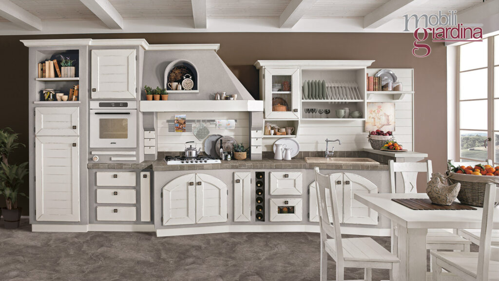 cucina luisa con sportelli bianchi