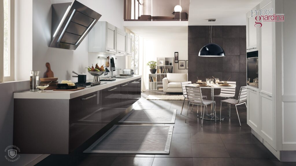 cucine georgia laccata marrone